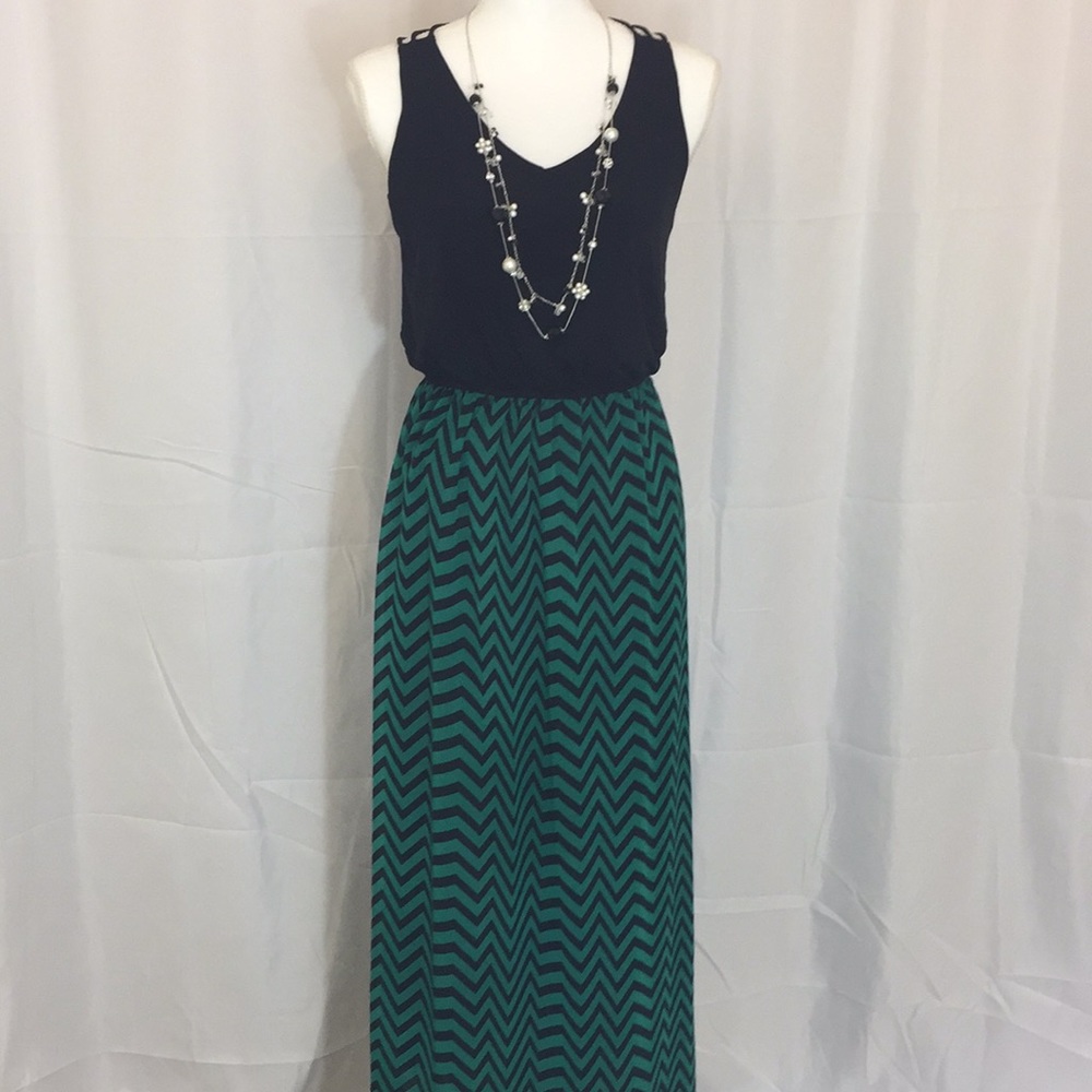 Chevron Maxi Dress